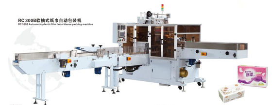 Fully Automatic Tissue Paper Making Machine , Plastic Film Soft Paper Napkin Packing Machine