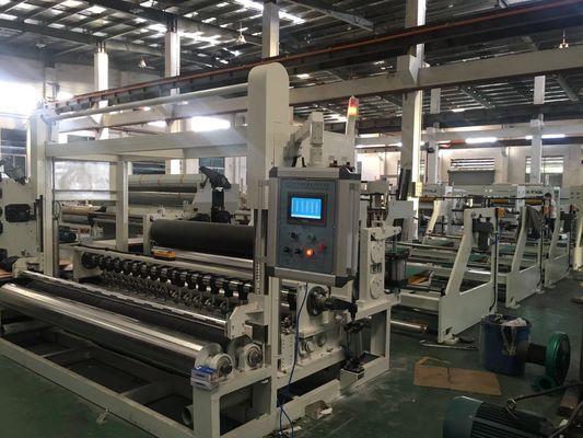 Durable Slitter Rewinder Machine , Paper Roll Rewinding Machine Adjsutable Slitting Width