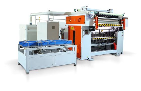 Bottom Pull /V Fold Facial Tissue Folding Machine Production Line