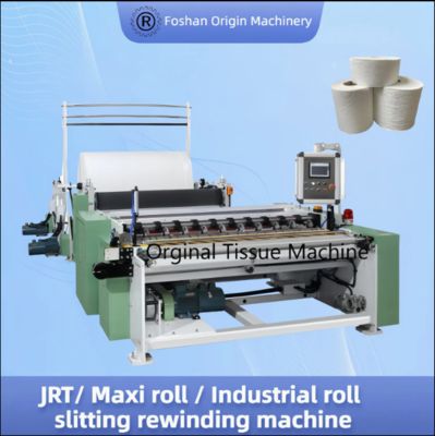 Maxi Roll / Toilet Roll Rewinding Machine 200-300 Meters / Min Speed