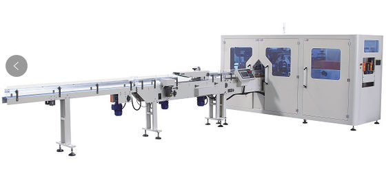 Mitsubishi Plc Facial Tissue Folding Machine 17 Bags / Min  Touch Screen