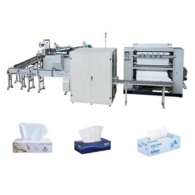 Automatic Facial Tissue Production Line With Steel Embossing