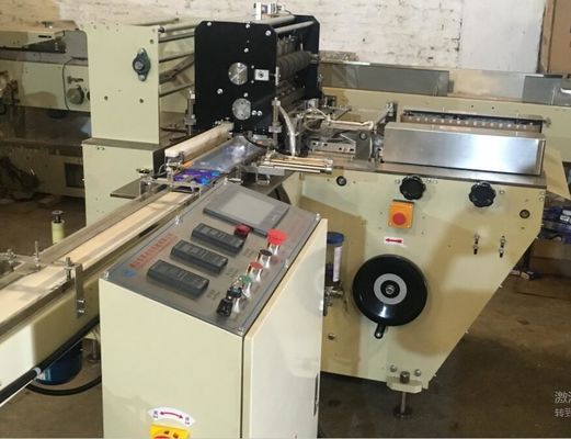 Touch Screen Pocket Tissue Paper Cutting And Packing Machine 0.8Mpa Air Pressure