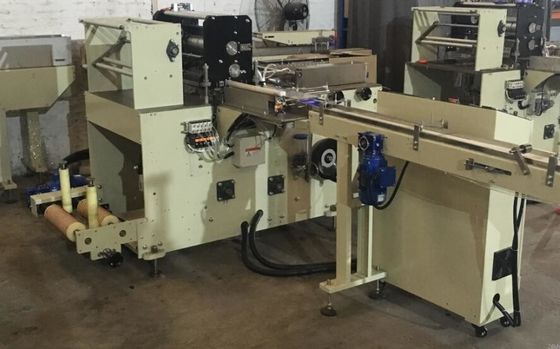 Full Automatic Facial Tissue Packing Machine , Tissue Packaging Machine Single Channel