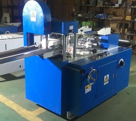 Semi Automatic Tissue Paper Folding Machine Band Saw Blade Cutting Long Lifespan