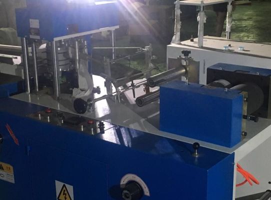 High Speed Napkin Folding Machine Semi Automatic 1/4 Folded Pneumatic Feeding Type