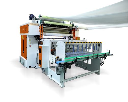 Bottom Pull /V Fold Facial Tissue Folding Machine Production Line