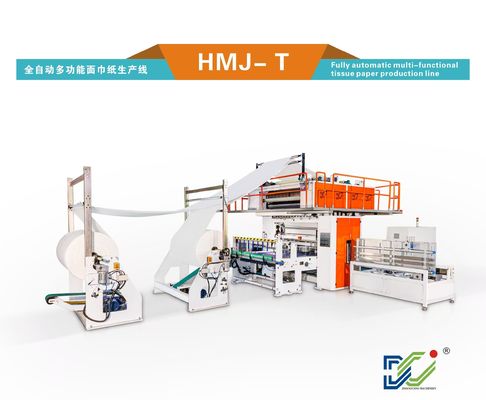 V Fold Facial Tissue Production Line Automatic Machine Interfold Making Machinery Hand Towel