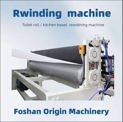 Toilet Roll / Kitchen Towel Automatic Production Line Jrt Maxi Rewinding Machinery