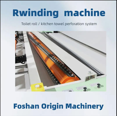 Toilet Roll / Kitchen Towel Automatic Production Line Jrt Maxi Rewinding Machinery