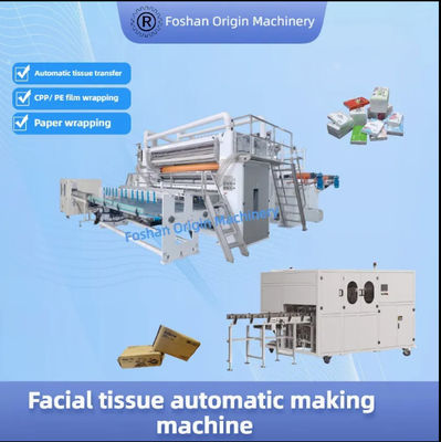 Facial Tissue Production Line Automatic Machine Interfold Making Machinery