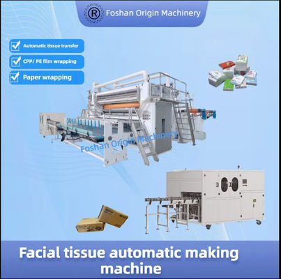 Facial Tissue Production Line Automatic Machine Interfold Making Machinery