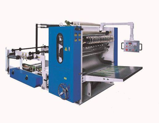 Fully Automatic Facial Tissue Paper Folding Machine PLC Control V Folded 380V 50Hz