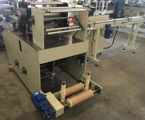 50Hz Tissue Paper Production Line , Manual Single Lanes Tissue Paper Folding Machine