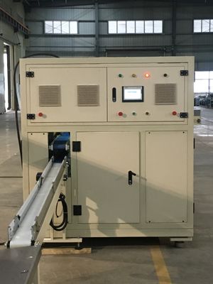 Touch Screen Facial Hand Towel Machine , Connect Log Saw And Single Packing Machine