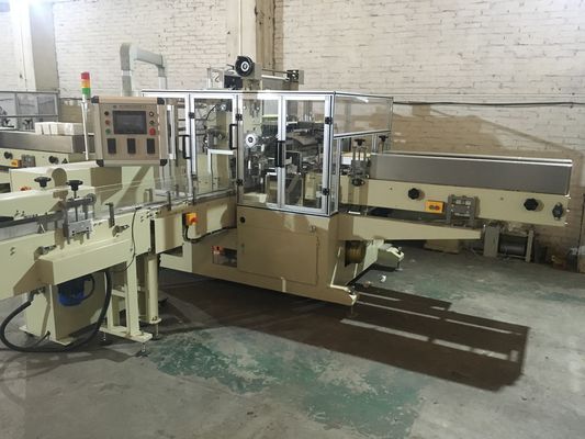 Touch Screen Facial Hand Towel Machine , Connect Log Saw And Single Packing Machine