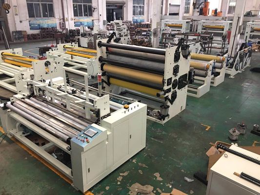 15KW Tissue Folding Machine , Big Toilet Roll Glue Lamination System Kitchen Towel Rewinding Machine