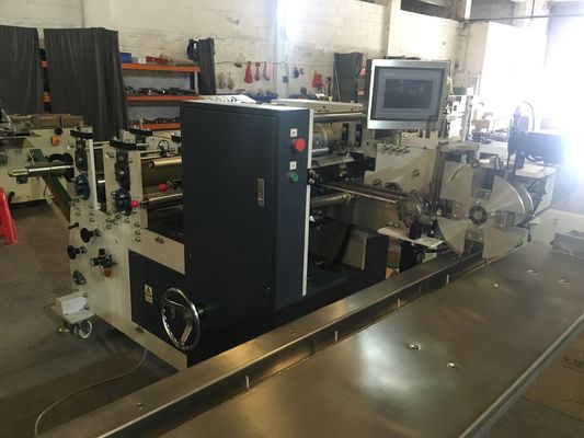 Single Line Pocket Tissue Hankerchief Machine With Pneumatic Loading Unwinding
