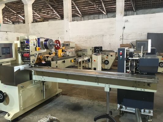 High Speed Tissue Paper Production Line Small Hankerchief Bundle Packing Machine