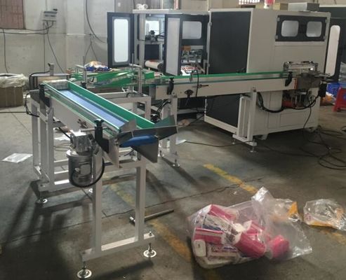 Fast Speed Bundle Packing Machine Packed V Fold Facial Simen Controls