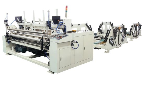 JRT / HRT Big Roll Toilet Tissue Rewinding Machine With SIMEN System