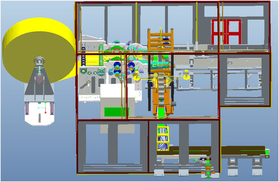High Efficient Tissue Paper Packing Machine / Paper Wrapping Machine