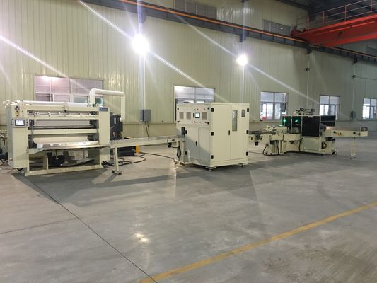 Steel Embossing Facial Tissue Folding Machine With Lamination System