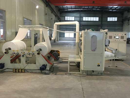 380V 50HZ Facial Tissue Paper Production Line With Steel To Steel Embossing Unit