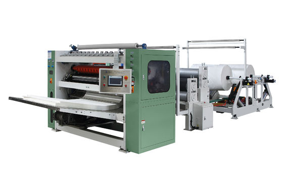 100 Meter / Min interfolded Facial Tissue Paper Folding Machine