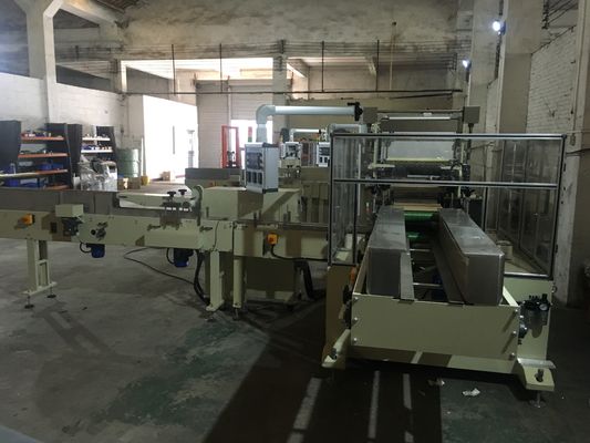 Mitsubishi Plc Facial Tissue Folding Machine 17 Bags / Min  Touch Screen