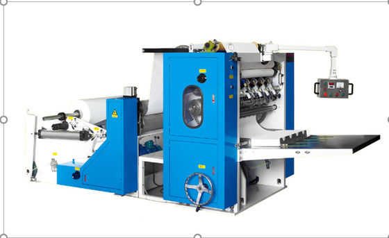 110m / Min Facial Tissue V Fold Machine Separating Motor Driving