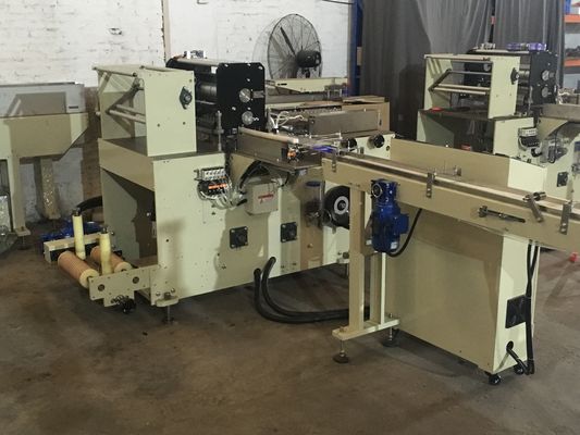 Linha de Productin do tecido do bolso/máquina de envolvimento automáticas pacote do monocanal