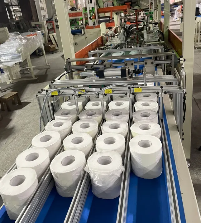 Mesin Produksi Otomatis Gulungan Toilet / Handuk Dapur Jrt Maxi Rewinding Machinery 3