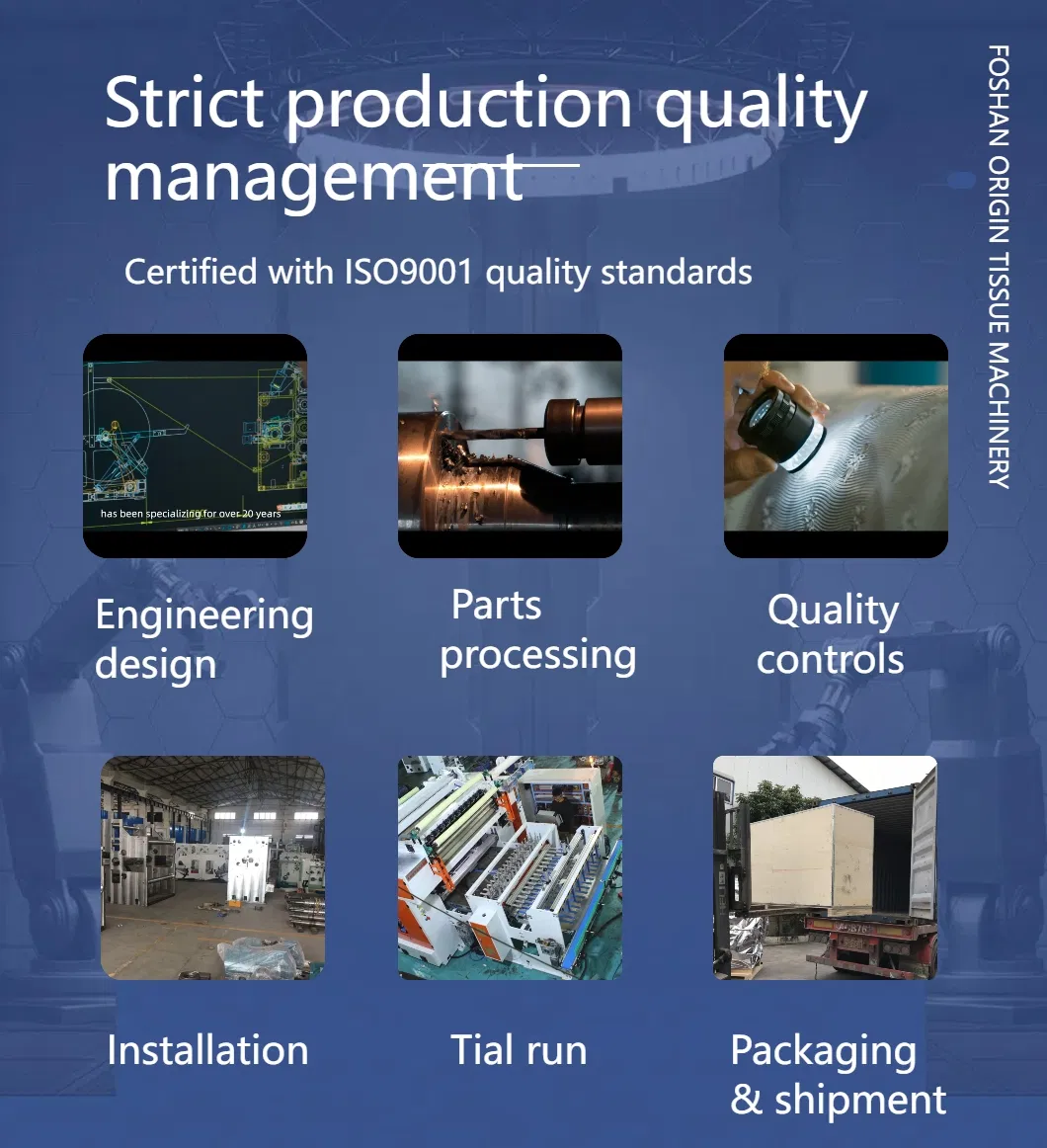 Mesin Produksi Otomatis Gulungan Toilet / Handuk Dapur Jrt Maxi Rewinding Machinery 4