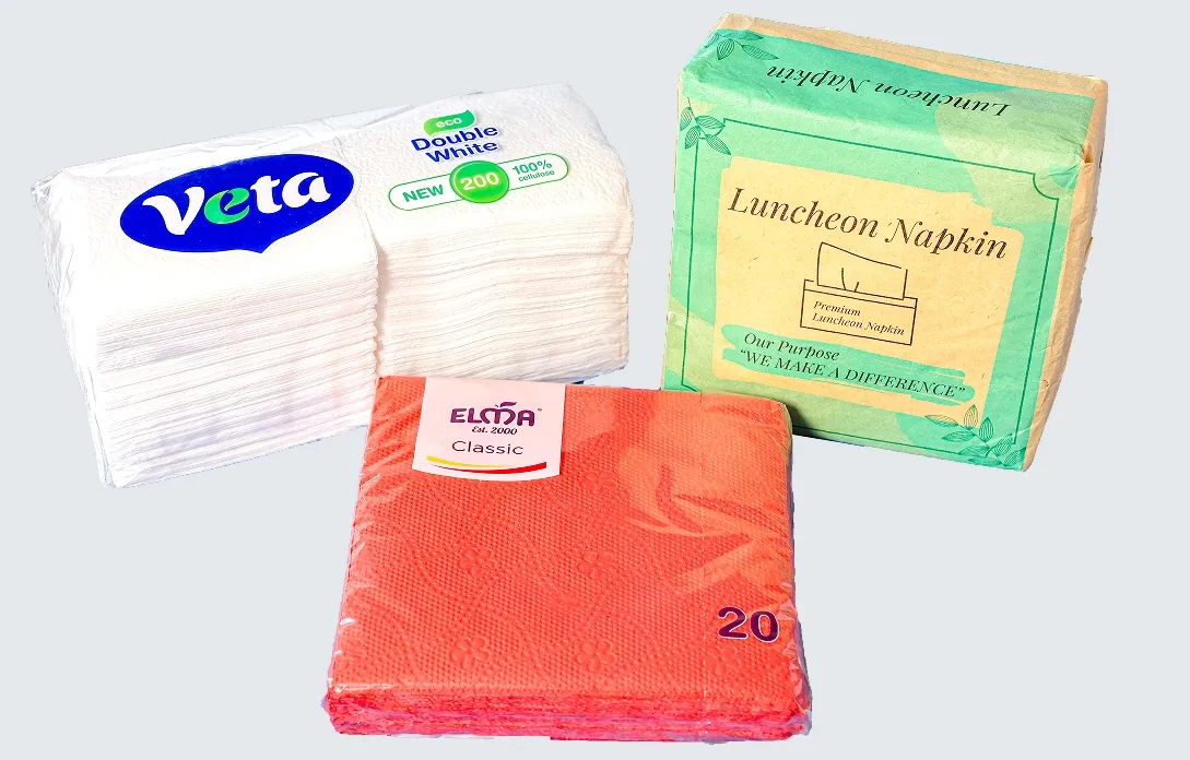 컬러 인쇄 유닛 냅킨 냅킨 기계 접는 포장 생산 라인 2