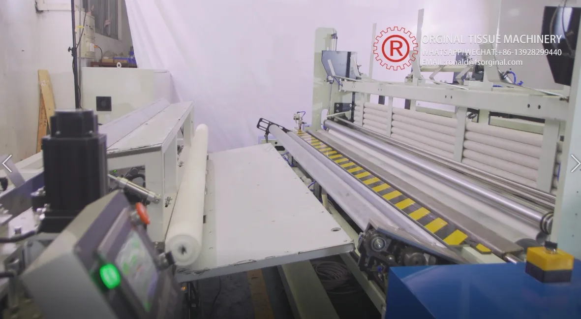 Tuvalet Kağıdı Mutfak Havlu Otomatik Band &Ccedil;akmak Kesme Makinesi 1