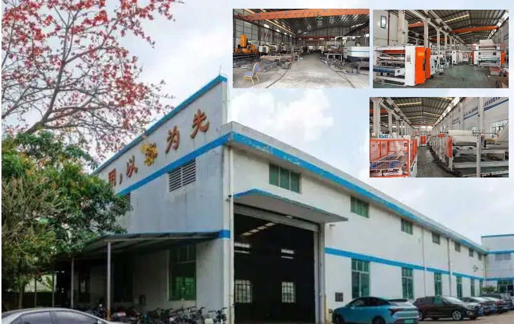 Gesichtsgewebe Kleines Maschinengeschirr Paket mit Stahl-zu-Stahl-Rebossing-Einheit 8