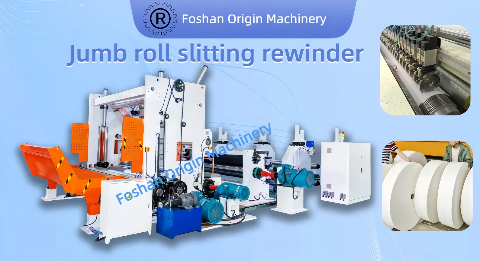 High Speed Slitting Rewinding Machine with calender Large Diameter 1500mm unwidnding unit 0