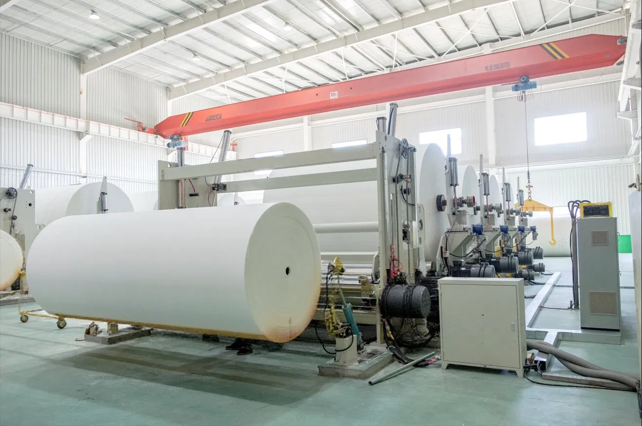 High Speed Slitting Rewinding Machine with calender Large Diameter 1500mm unwidnding unit 3